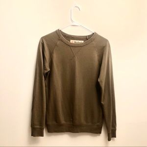 Mollusk Terrycloth Crewneck Pullover Sweatshirt